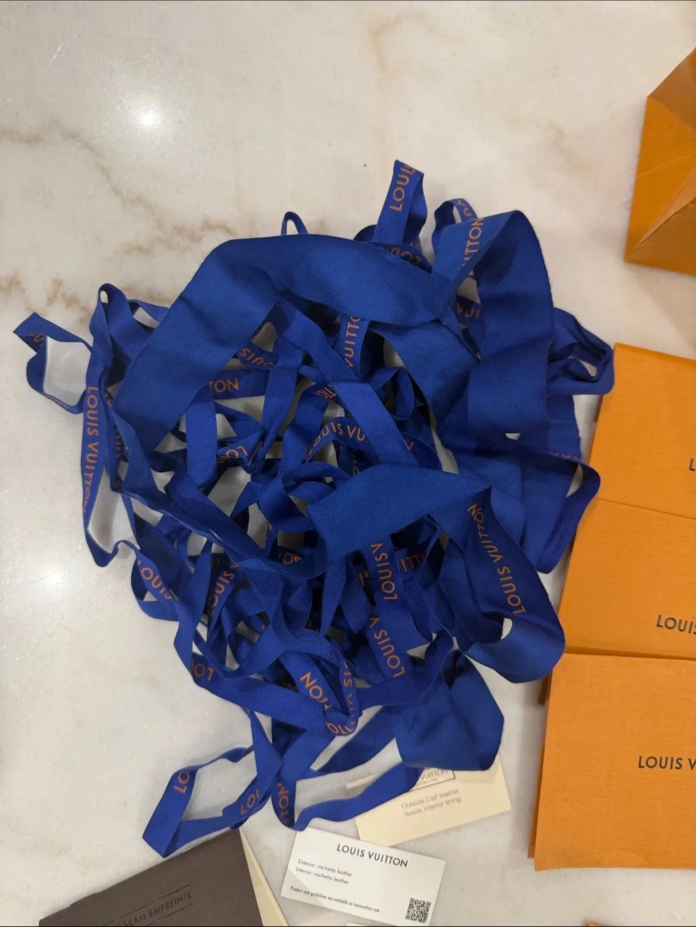 Louis Vuitton Bag , Envelopes and Blue Ribbons